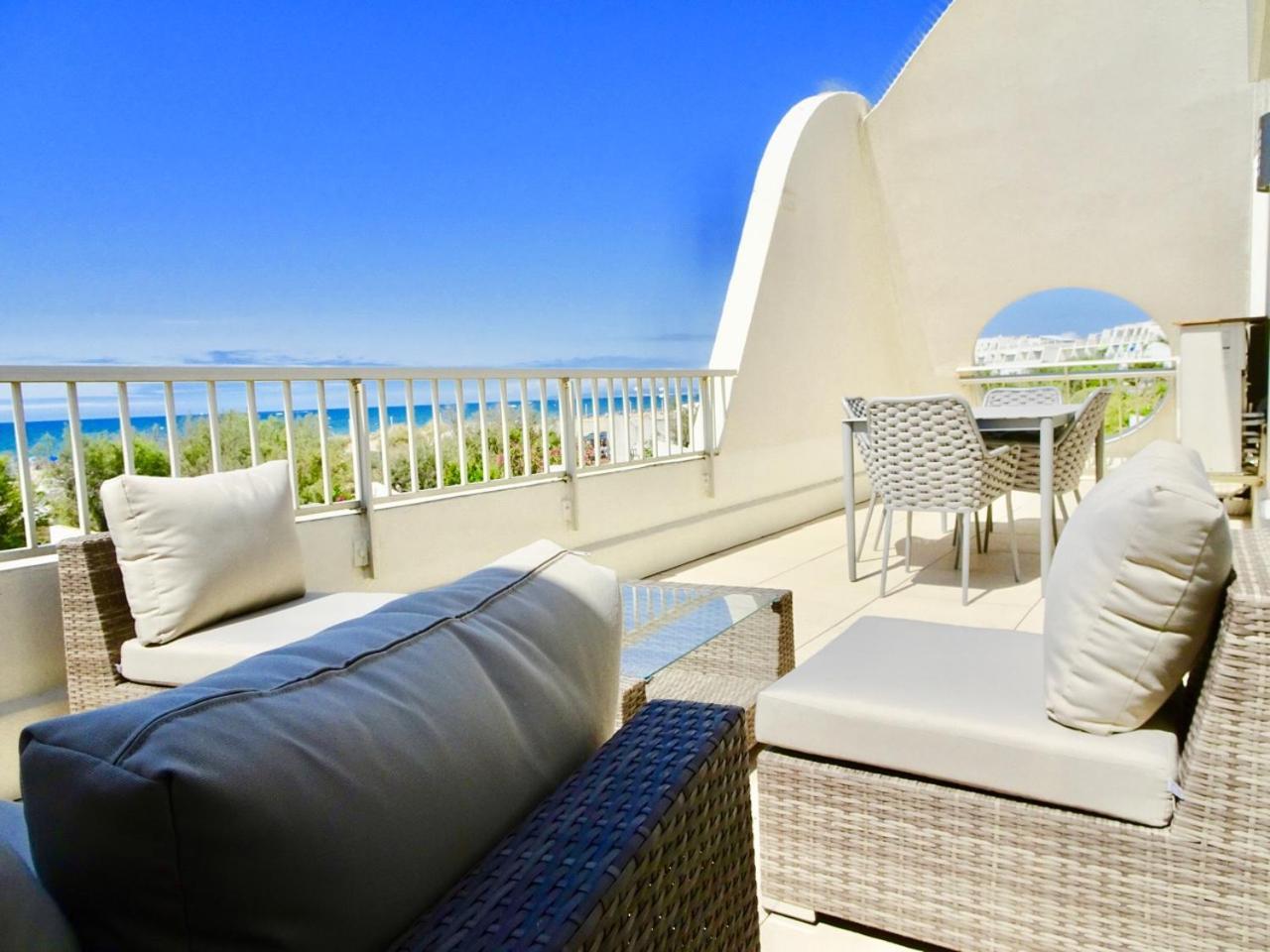Pgh N5-25M De La Plage, Vue Mer, Piscine, Parking La Grande-Motte Eksteriør billede