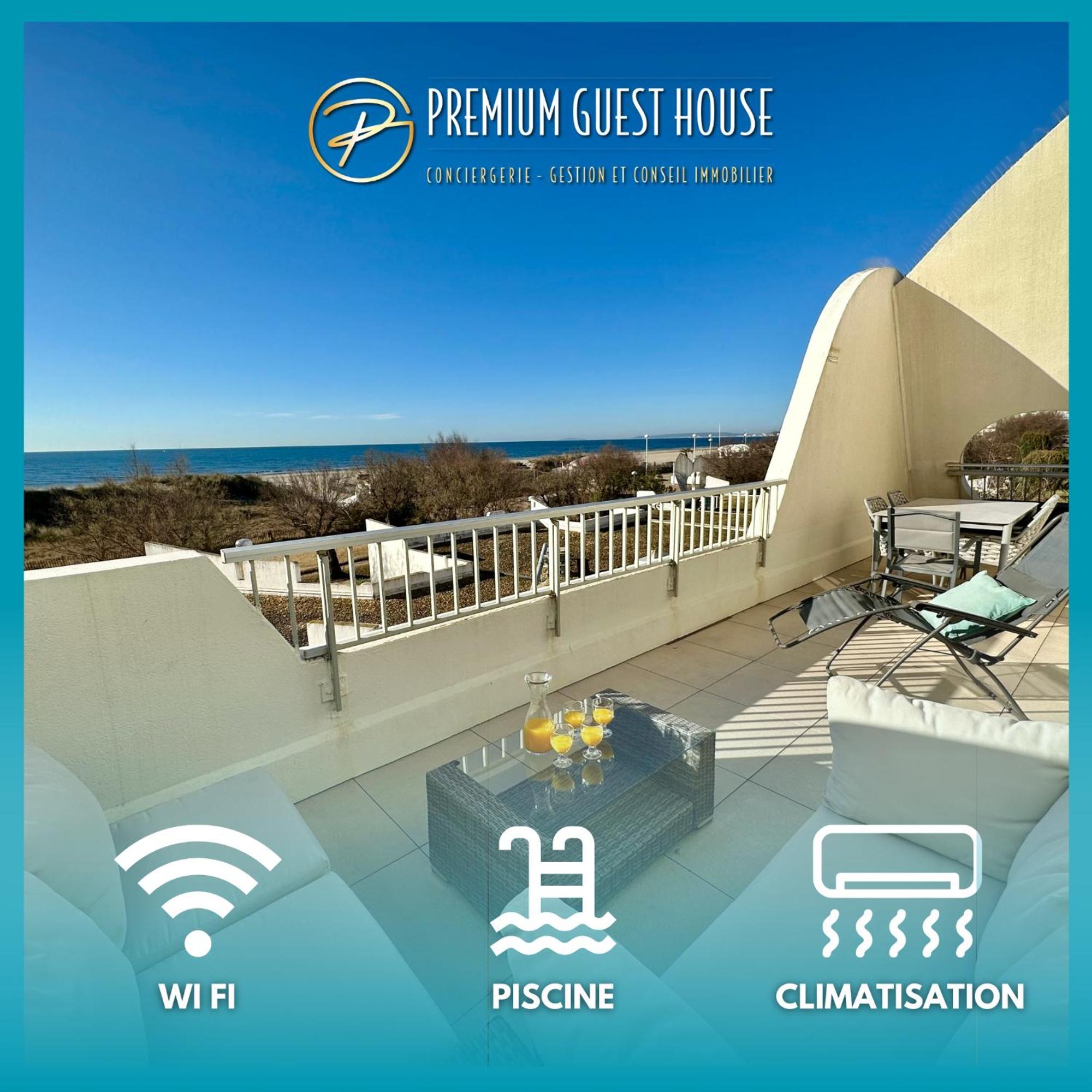 Pgh N5-25M De La Plage, Vue Mer, Piscine, Parking La Grande-Motte Eksteriør billede